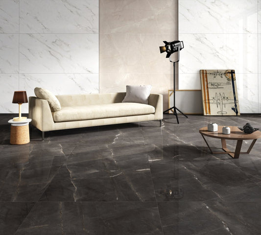 Gresie Portelanata Oasis Nero 80X160