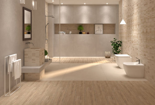 Gresie Portelanata Concreto Crema Decor 120X278