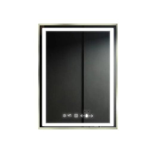 Oglinda Senzor Victri Sistem Dezaburire Ceas Rama Aurie 60x80 cm Colectia Marcello Funghi