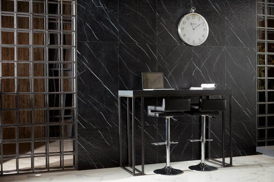 Gresie portelanata Natural Black Marble 60x120 cm