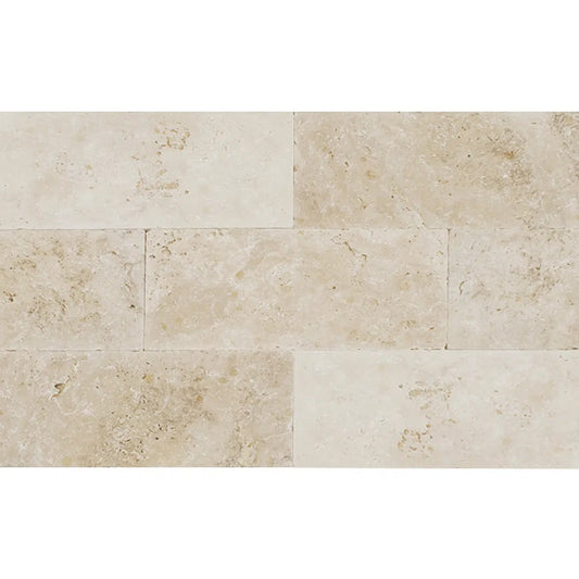 Placi Travertin Ivory Antichizat 30.5 x 61 x 1.2 cm