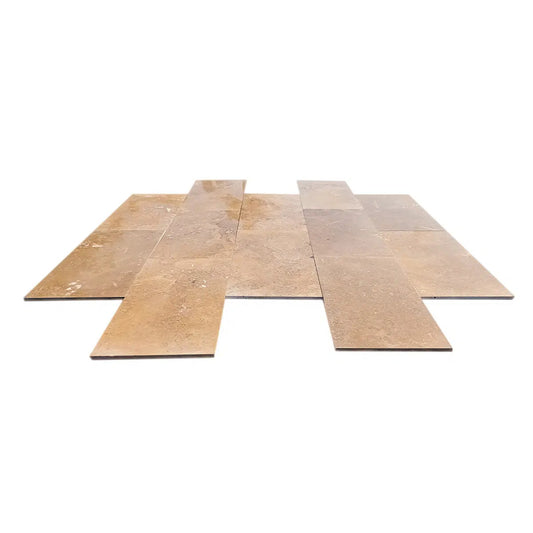 Placi Travertin Noce CC Lustruit Chituit Eco Com 30.5 x 61 x 1.2 cm