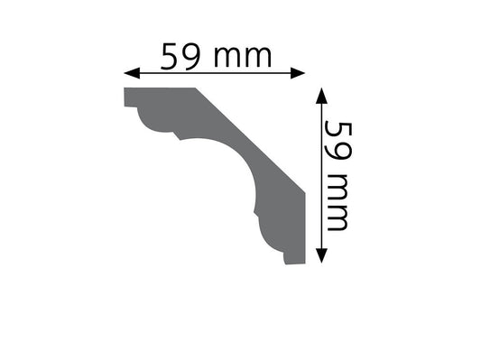Cornisa decorativa pentru tavan LGG03