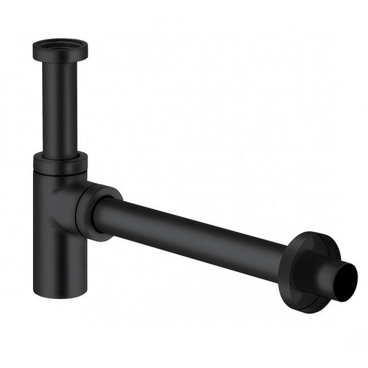 Sifon lavoar, Kludi, Design, G 1 1/4 x 32 mm, negru mat
