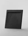 Cădiță de duș STONE cu sifon de scurgere, din marmură turnată, cu efect ardezie 90x90x2,5cm – negru (2box)-