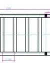 Calorifer portprosop CUBE CHROME 1200x500mm – crom
