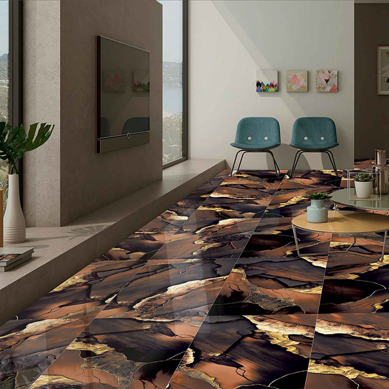 Gresie portelanata Splendid Gold Brown 60x120cm – Micasa
