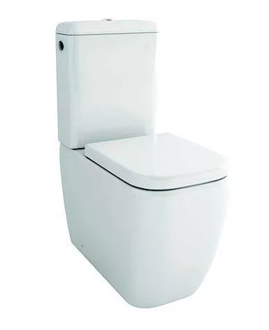 Vas WC OHIO Rimless, stativ, cu Rezervor Inclus – Alb Lucios (2BOX)