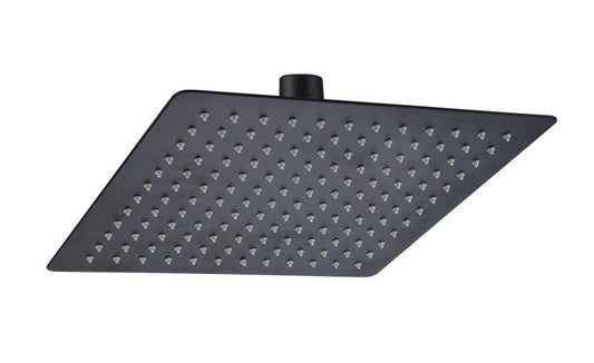 Cap de duș Slim Square 30x30cm – negru mat