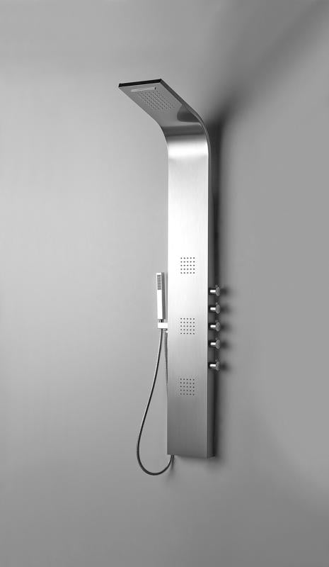 Panou de duș COLORADO, oțel inoxidabil 165x22x46cm – inox