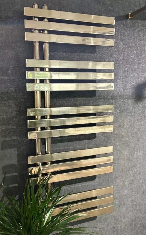 Calorifer portprosop HORIZONT SHINY GOLD SLIM 1200x500mm – Auriu Lucios