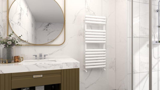 Calorifer portprosop MOON WHITE 1200x500mm – Alb Mat