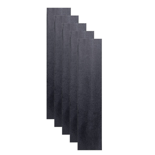 Set 5 profile Rectangular Decorativ Ranforsat WPC, Naimeed D6213, 260x10x5cm, Negru