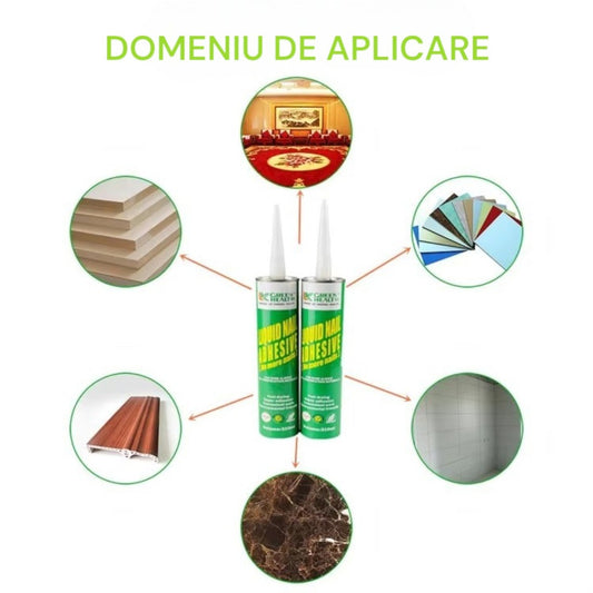 Adeziv pentru panouri decorative WPC, Naimeed D6231, Alb, 310ml