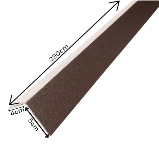 Cornier perimetral coextrudat, WPC, Naimeed D6467, 290x5x4 cm, Maro