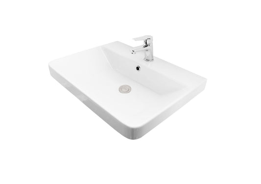 Mobilier Baie MDF și lavoar, Seria 501, 60cm, Alb