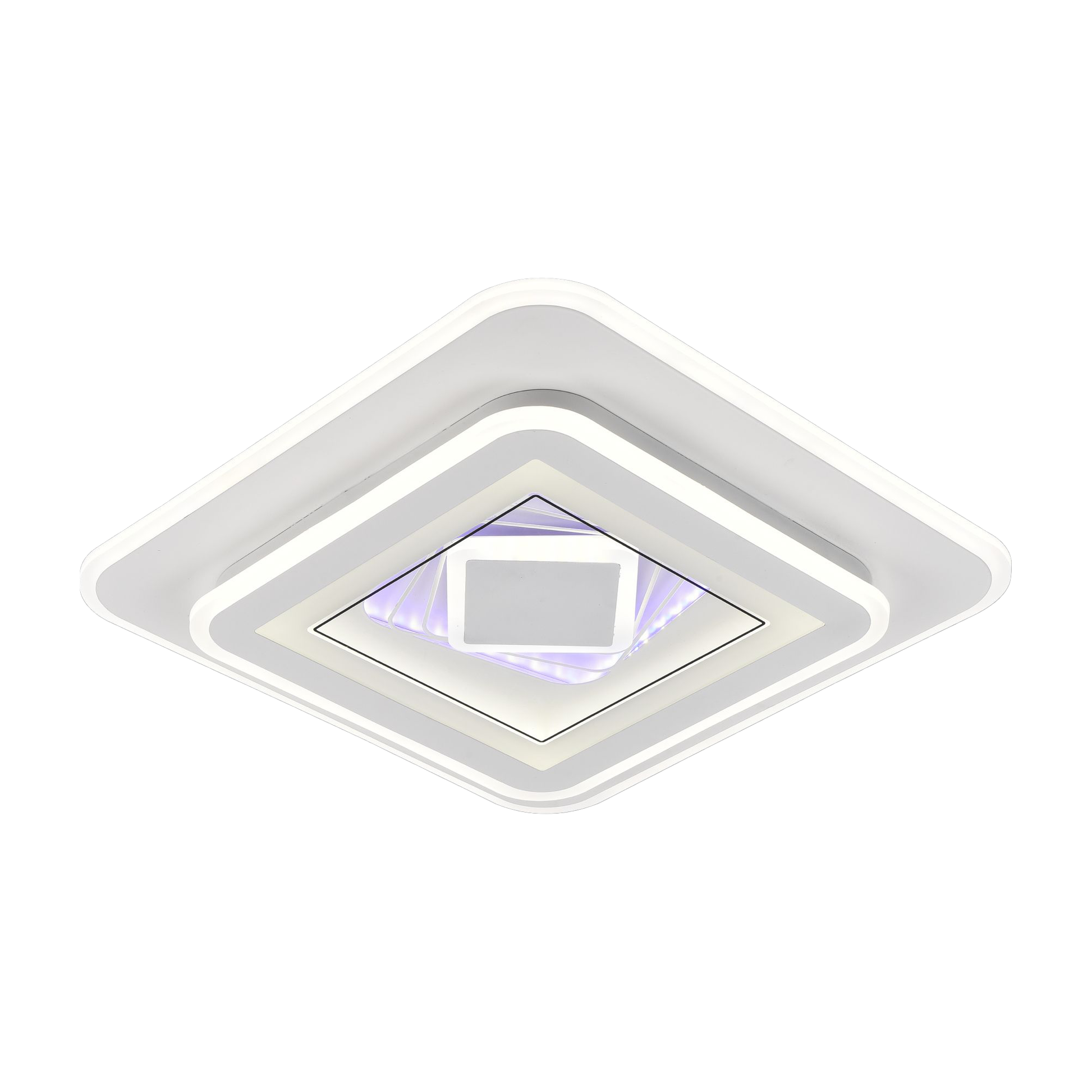 Lustra LED DOLIA, 70W, Diametru 49cm, lumina Rece/Calda/Neutra, Alb