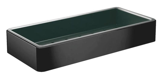 Raft dreptunghiular NORO – negru/verde