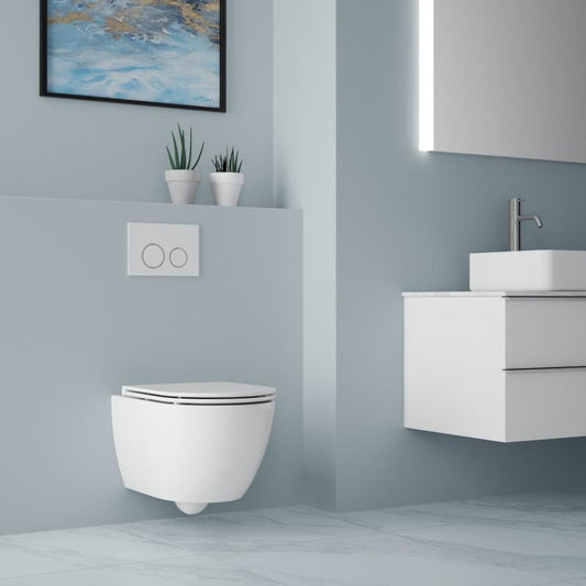 Vas WC vortex, rimless, suspendat, ARIZONA – Alb Lucios