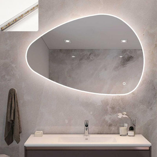 Oglinda LED 60×80 – Anti-aburire, 1750 lm, Montată pe Perete