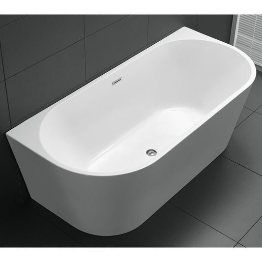 Cada freestanding, Florida, Beatrice 150, semi-ovala, cu instalatie completa, alb