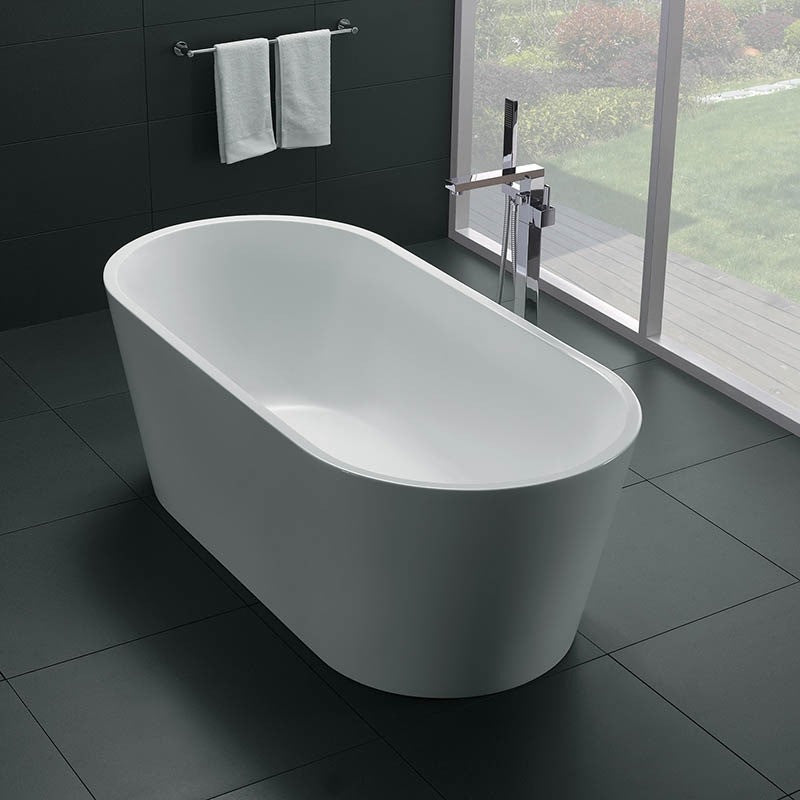 Cada freestanding, Florida, Denisa P-150, ovala, cu instalatie completa, alb
