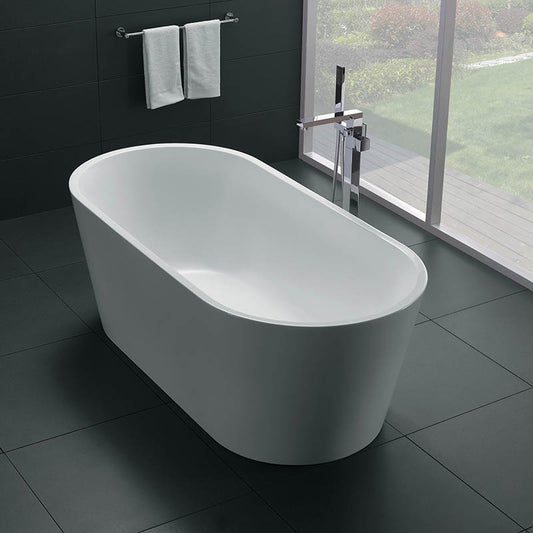 Cada freestanding, Florida, Denisa P-150, ovala, cu instalatie completa, alb