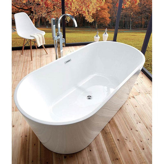 Cada freestanding ovala din acril BT2802-150cm