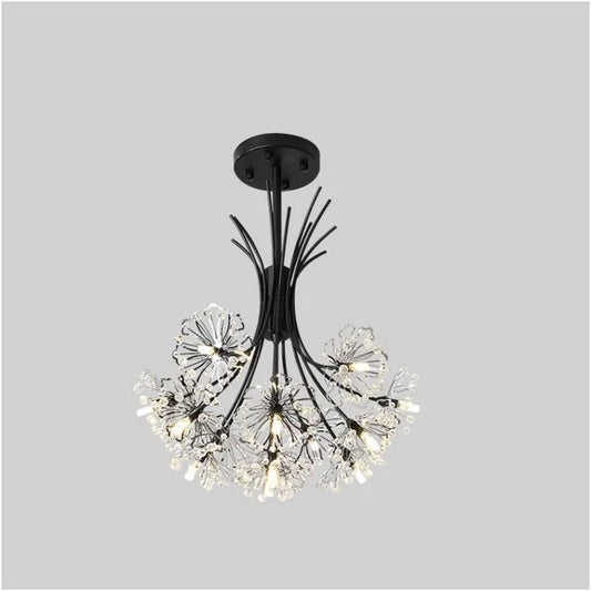 Candelabru Cristal PETERHOF Eleganza, 13xG4, Diametru 49 cm, Negru