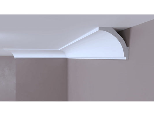 Cornisa decorativa alba din DUROTEC 50