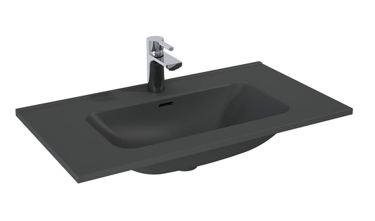 Lavoar încorporabil 80cm, antracit mat – Skappa