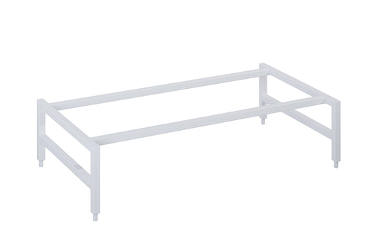 Suport metalic pentru bază mobilier, 80 cm, alb mat – Monterey