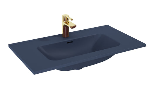 Lavoar încorporabil 80cm, navy blue mat – Skappa