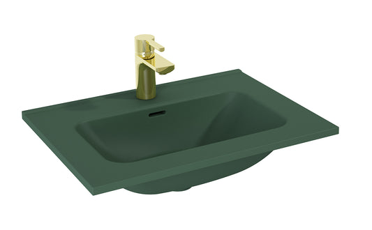 Lavoar încorporabil 60cm, verde mat – Skappa