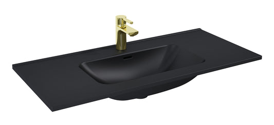 Lavoar încorporabil 100cm, negru mat – Skappa