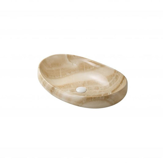 Lavoar marmorat pe blat Bari 64,5x34,5cm