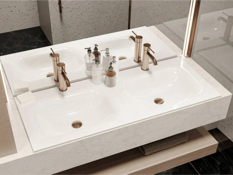 Lavoar pe blat Jessel 1100-2, Miraggio alb mat