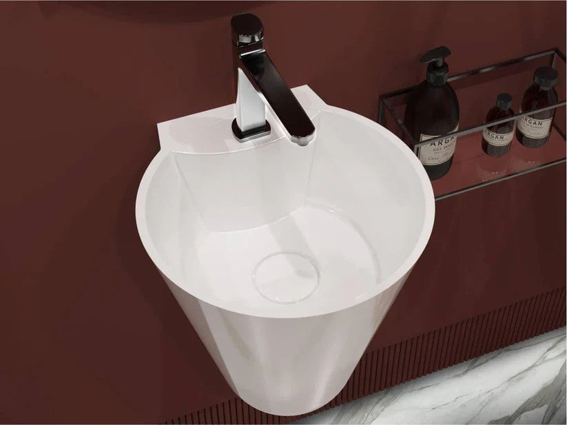 Lavoar Smart suspendat alb mat