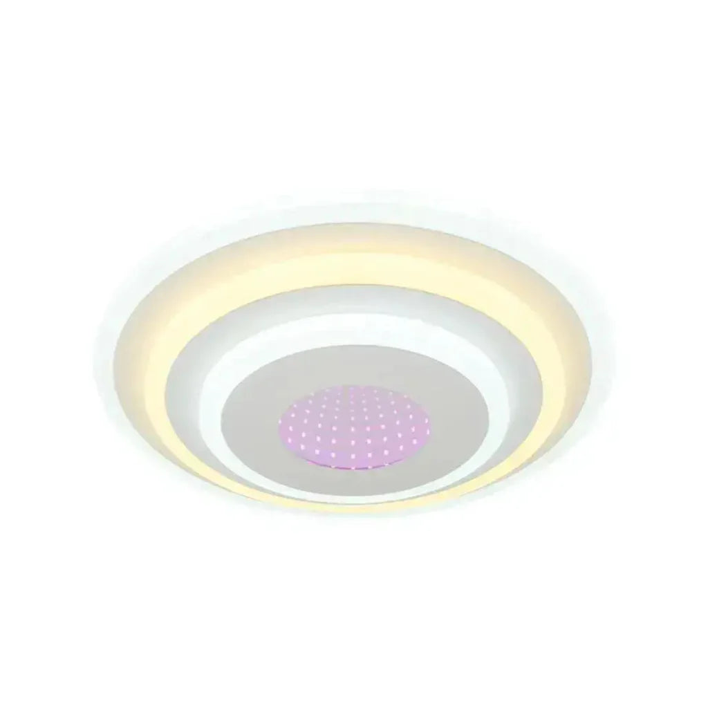 Lustra LED NIVARA 3D 20W, Diametru 30cm, lumina Rece/Calda/Neutra, Alb