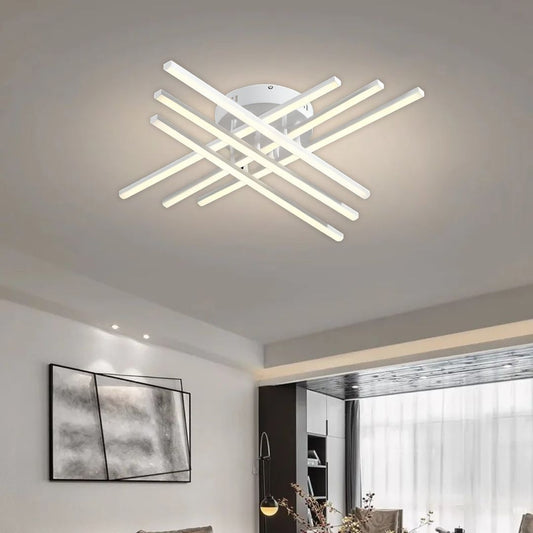 Lustra LED GIO, 82W, Lumina Rece/Clada/Neutra, Alb