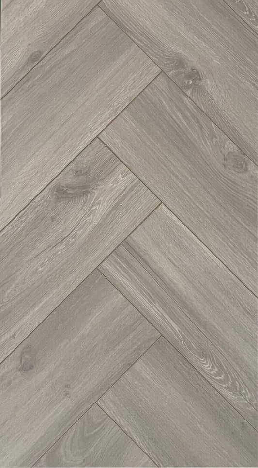 Parchet laminat Alsapan Elegant Herringbone Gorgias 8 mm, clasa trafic AC5, bizotat 4V X-lock
