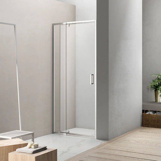 Perete De Dus 100x190cm, BP5713SA, Batanta, Sticla Securizata 6 Mm, Aluminiu, Transparent