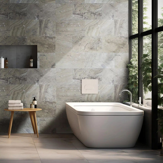 Placi Travertin Valenciano Periat Chituit 30.5 x 61 x 1.2 cm