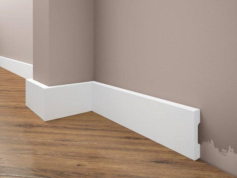 Plinta decorativa alba duropolimer 36