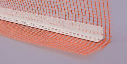 Profil de colt din PVC cu plasa ProFEEL 20 x 70 x 16 mm, 3ML