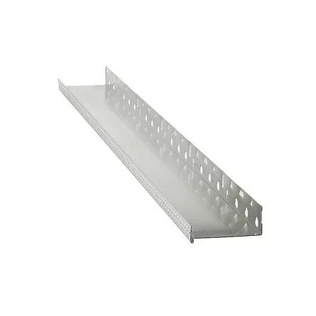Profil de soclu din aluminiu cu lacrimar Baumit 100 x 2500 mm