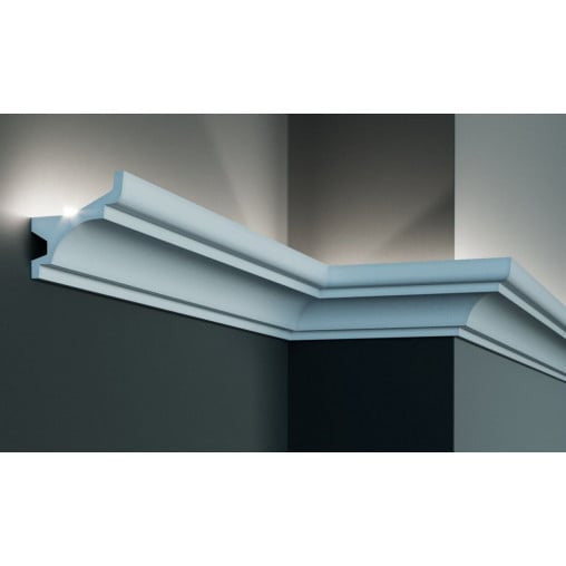 Profil pentru banda LED din poliuretan KF716 - 7.9x8x200 cm