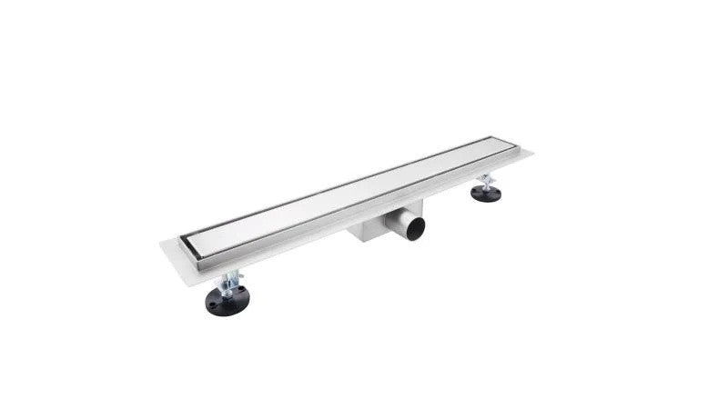 Rigola de scurgere 2in1, din oțel inoxidabil, cu grilă reversibilă, 70cm – crom