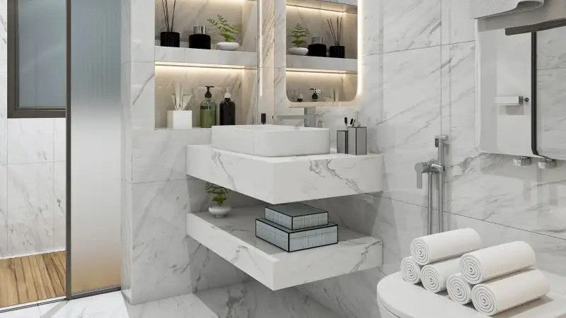 Set mobilier Armonia Calacatta 90cm