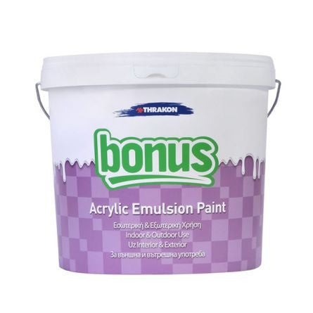 Vopsea lavabila aditivata Status Bonus Acrylic alb, 15L